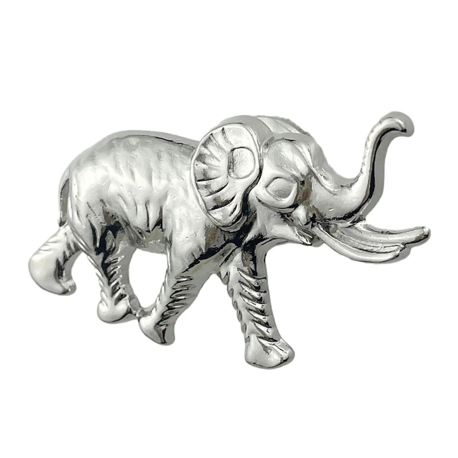 Brass Elephant Shape Wardrobe Knob and Cabinet Door Handle Zinc Alloy Material with Protective Layers for Enhanced Durability