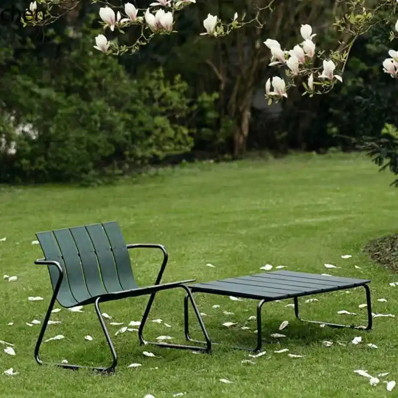 outdoor courtyard open-air leisure waterproof garden cafe villa bed and breakfast tables and chairs