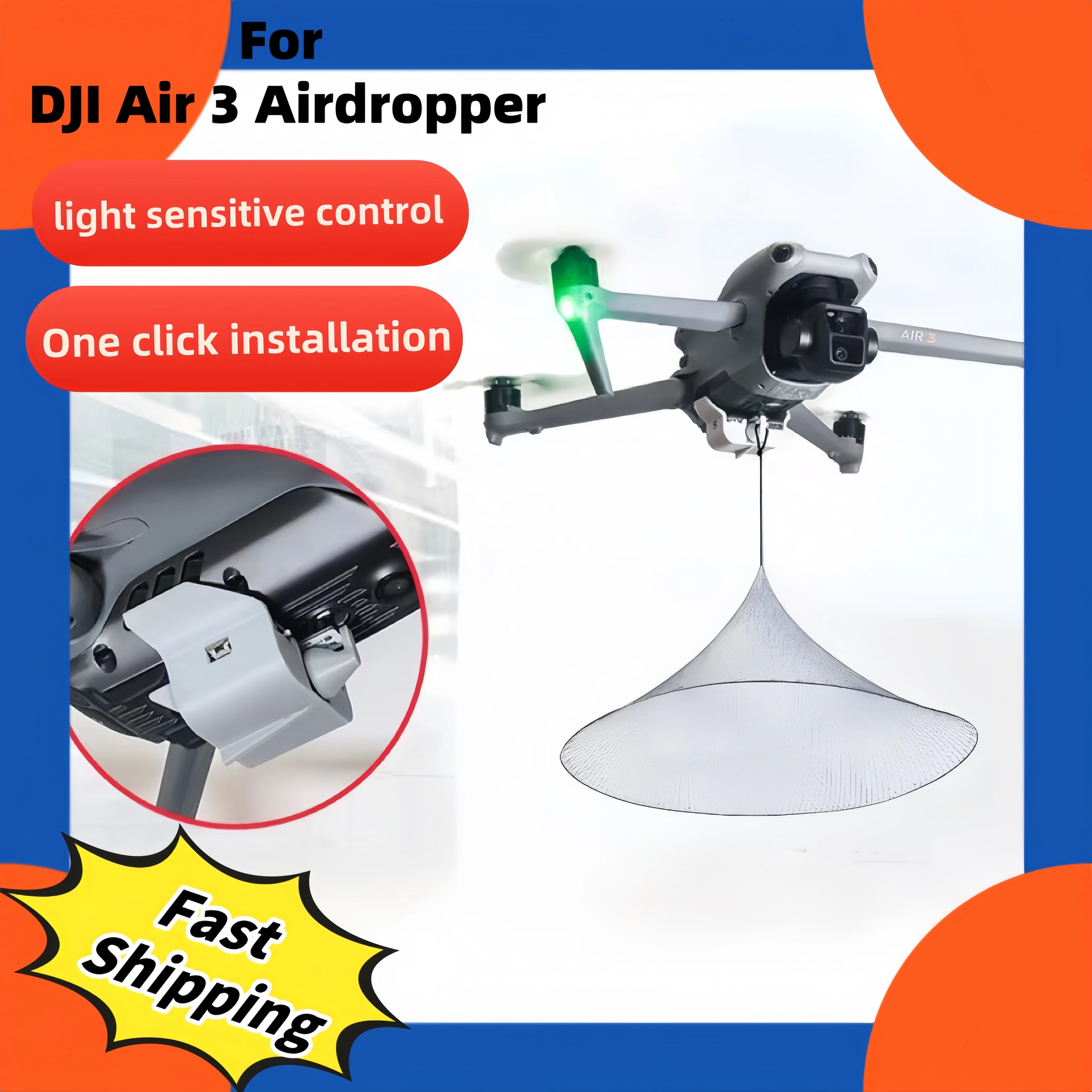 

Dji Air3 Drone Airdropper Throwing Device