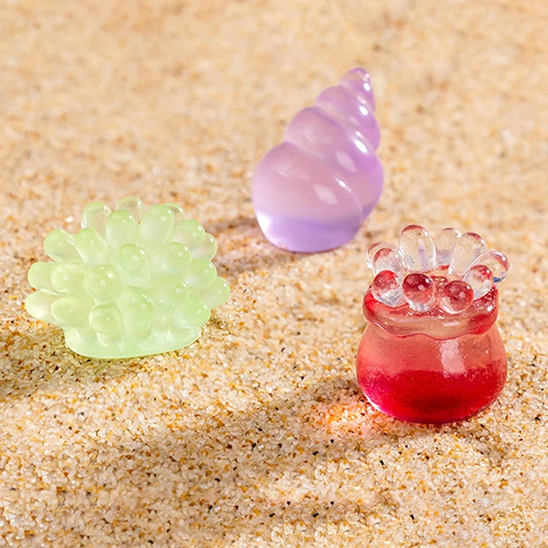 1PC ตกแต่งบ้านน่ารัก Micro Landscape สีสันปะการังประดิษฐ์เรซิ่นเครื่องประดับสําหรับ Fish TANK Aquarium อุปกรณ์เสริม