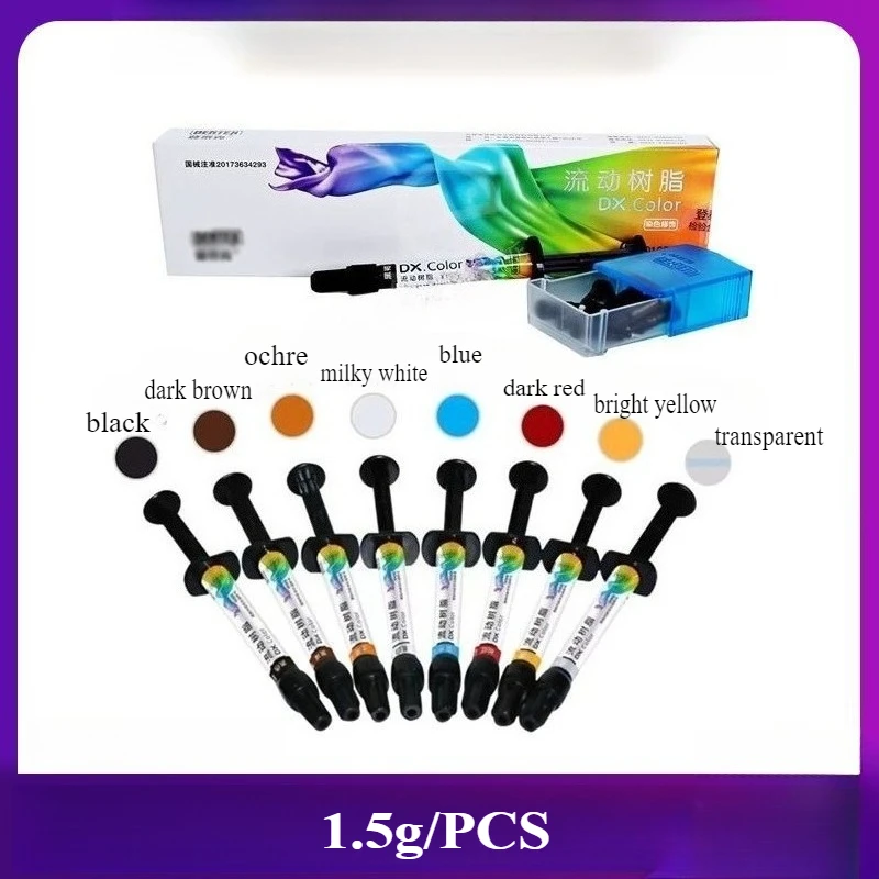 Dentistry Tooth Shade Agent Dyeing Modification Material Dyeing Resin Flowing Fluid Resin Laboratory Appearance Repair Whitening