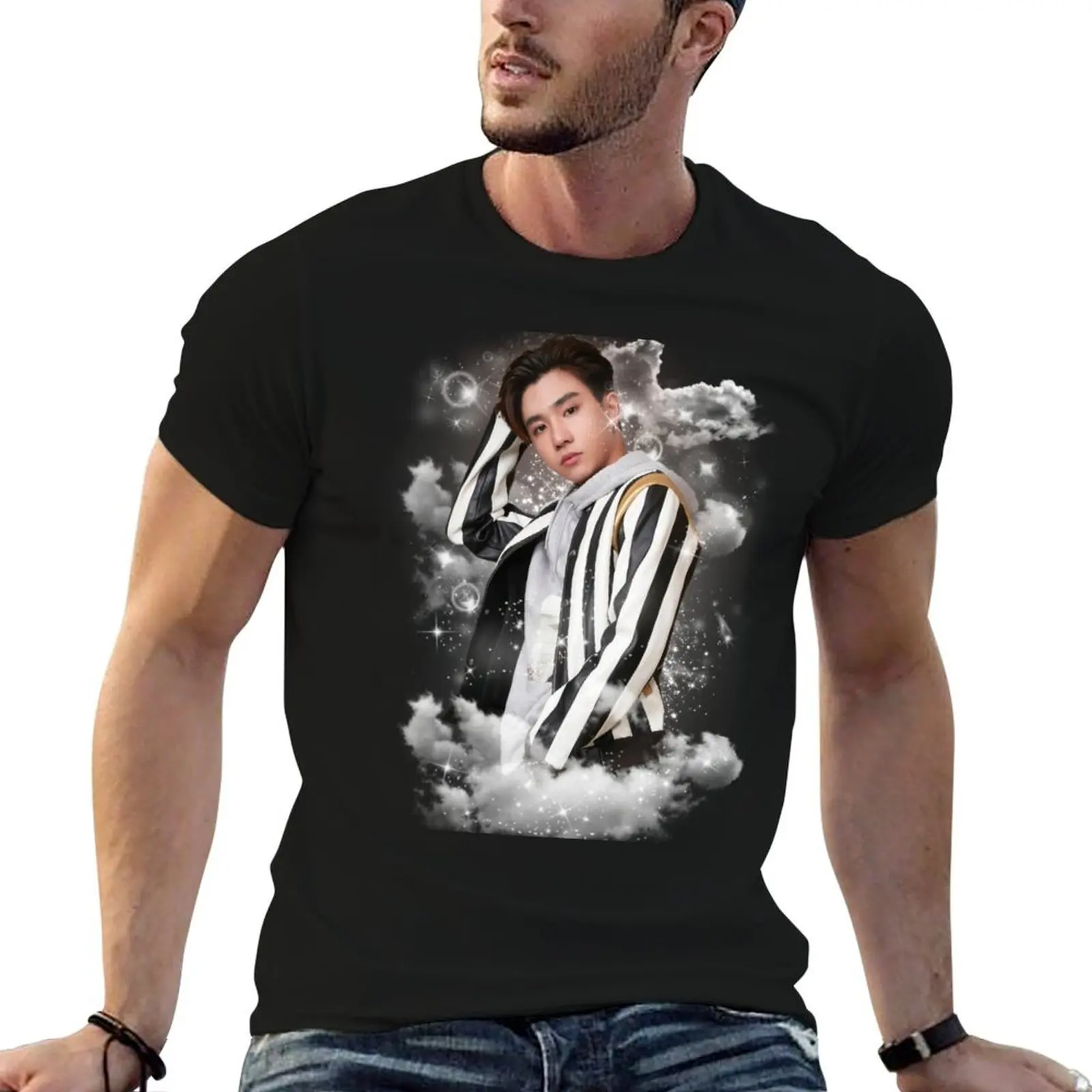 Perth Tanapon T-Shirt blue archive plus sizes shirts graphic tee men