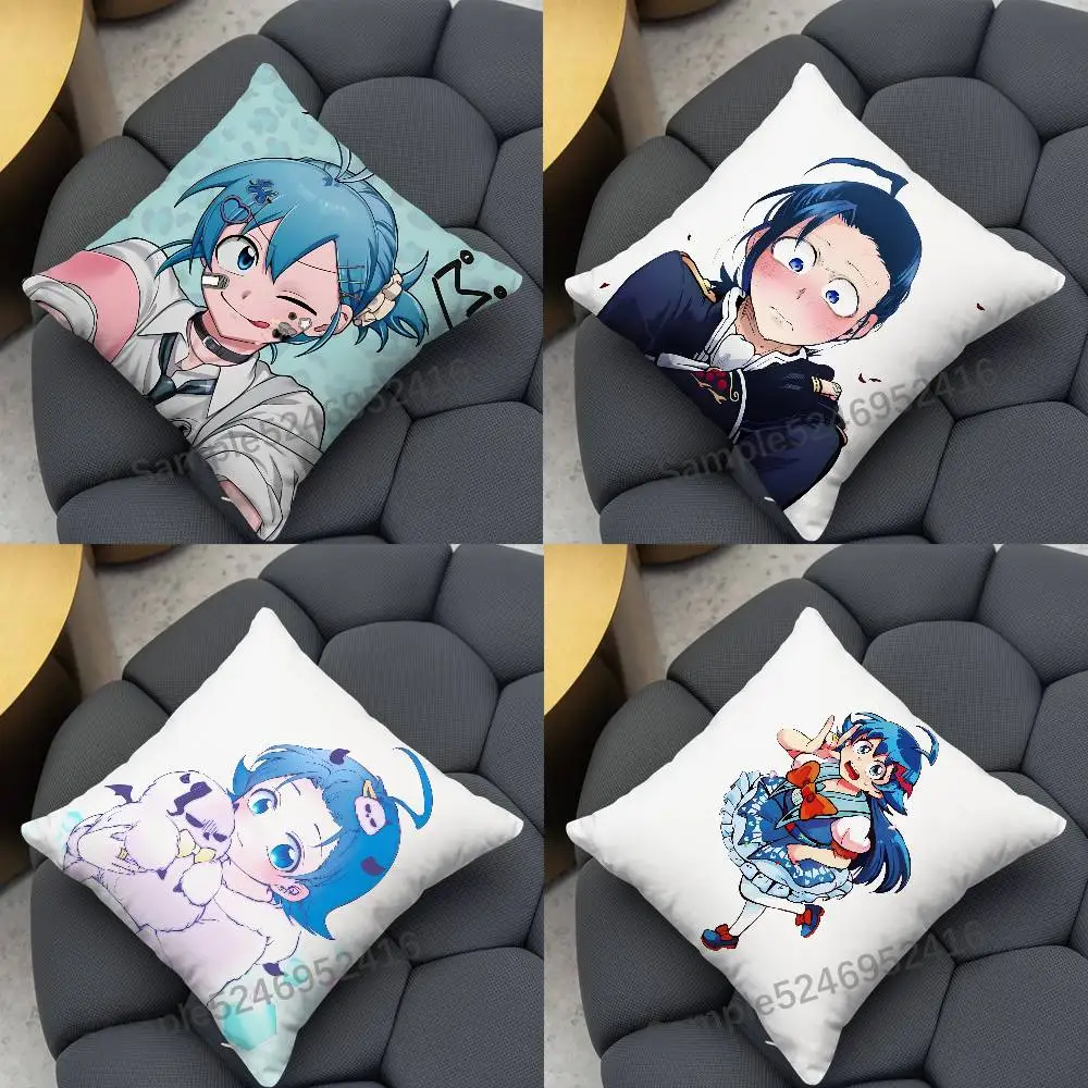 I-Iruma Kun Suzuki Throw Pillows Cover Sofa Couch Pillow Cases for Indoor Home Decor Decorations Living Room Women Bedroom