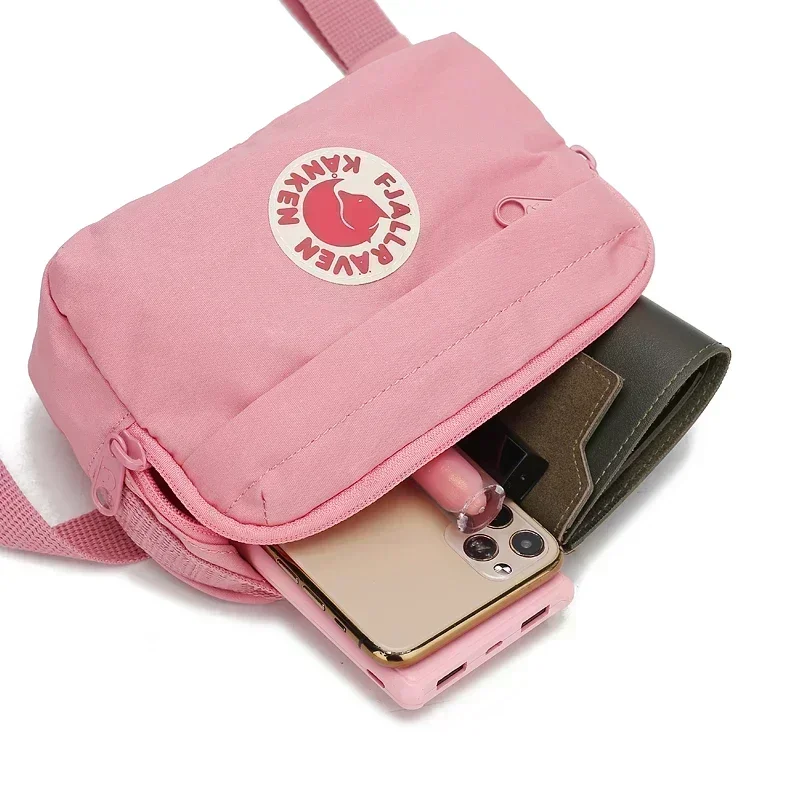 حزمة فاني جديدة من النايلون المتين من Fjallraven Kanken للرجال والنساء مع حزمة خصر بحزام كتف #4