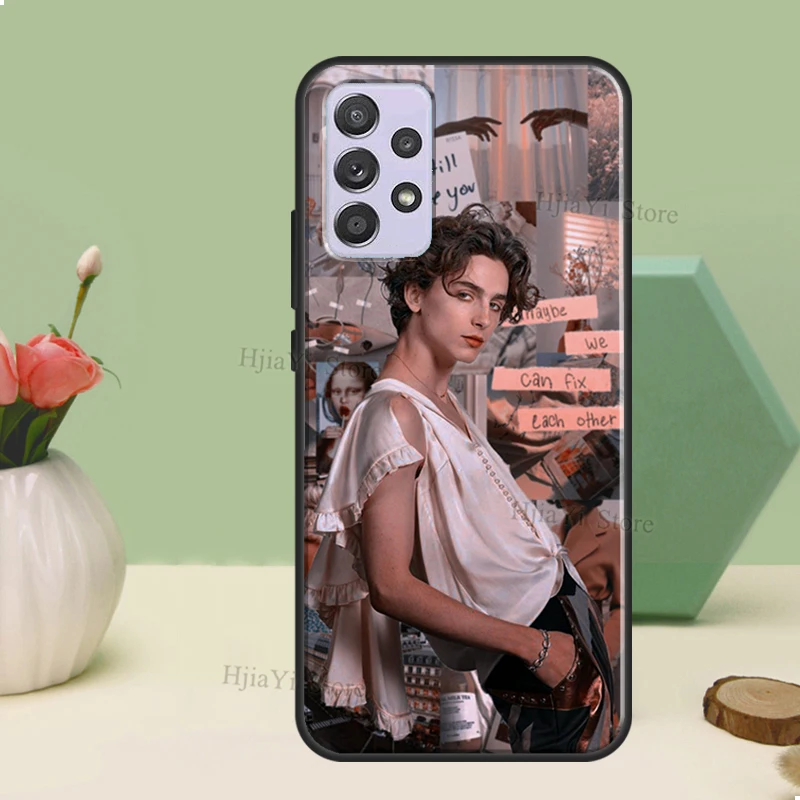 Timothee Chalamet Case For Samsung A54 A34 A24 A14 A51 A71 A12 A22 A32 A52 A72 A73 A33 A53 A13 Back Cover