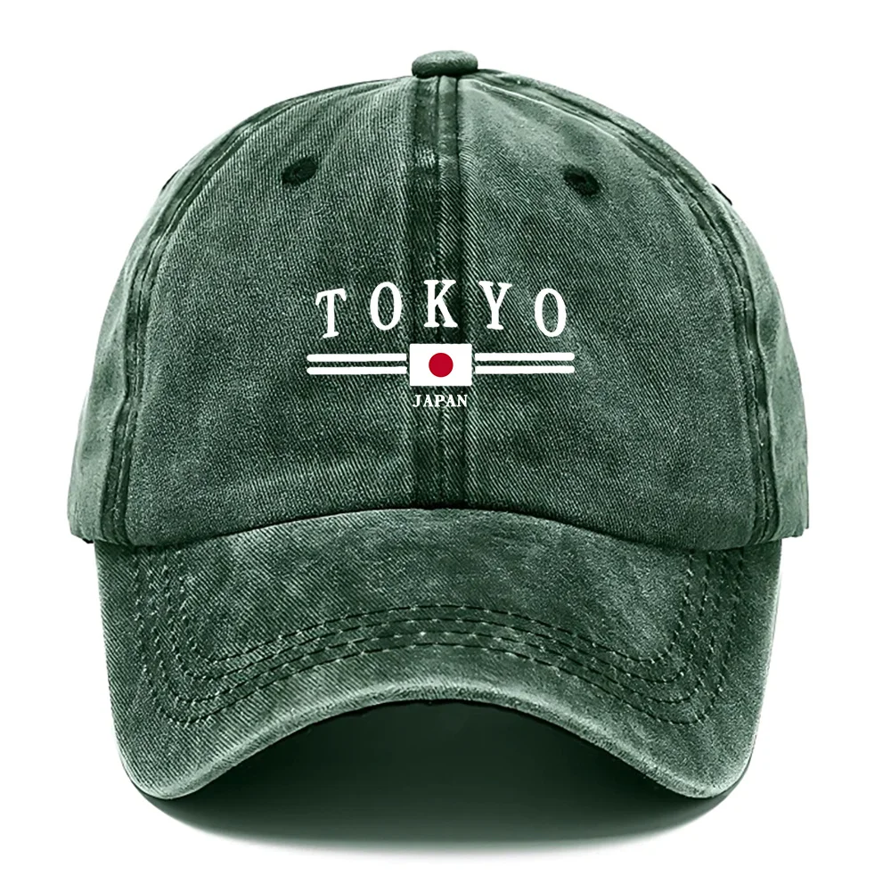 1pc Japan Flag & Nihon/ Yokohama Print Washable Cap - Adjustable Unisex Outdoor Hat Suitable for Men & Women, Casual Travel Souv - view 5