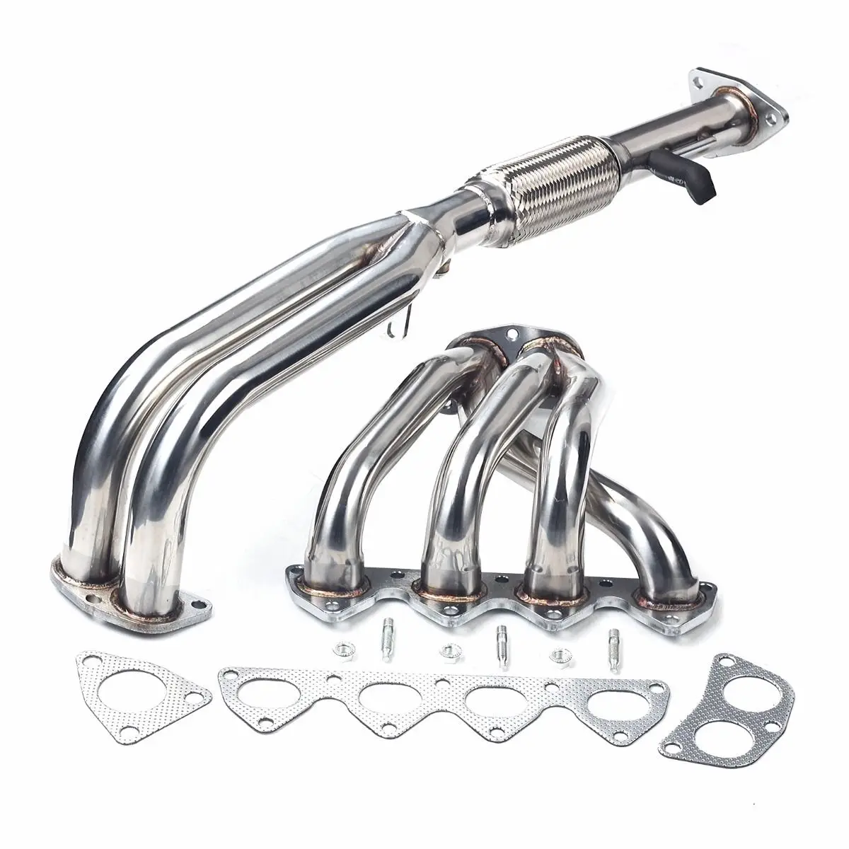 

For 92-96 Prelude H22 DOHC VTEstainless Steel Long Tube Racing Exhaust Manifold Headers
