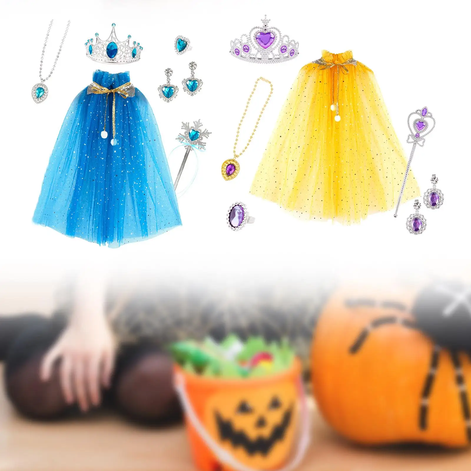 

Детский праздничный костюм, накидка принцессы с блестками для девочек, наряд с украшениями для школьных игр и реквизита для фотографий