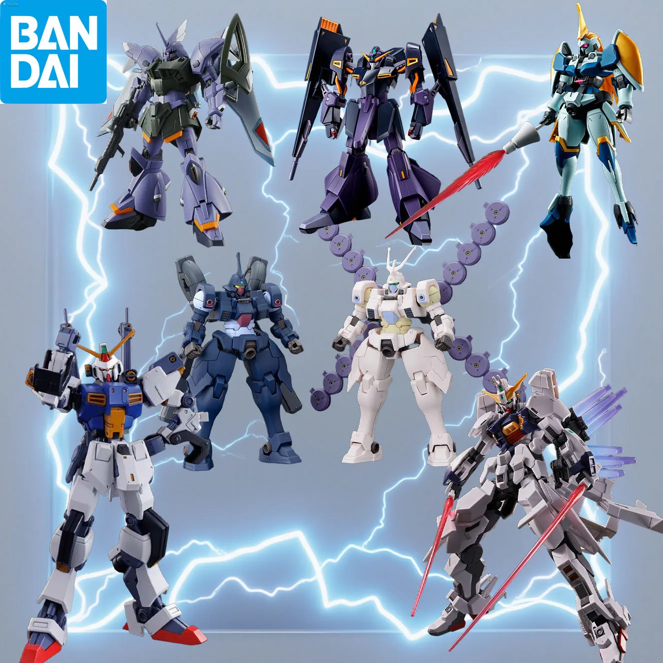 بانداي الأصلي HGUC شبكة طبعة محدودة سلسلة RX-78GPZ01 ENGAGE GUNDAM 0Z-06MS-SN3 LEO-N اللعب هدية تحصيل في المخزون