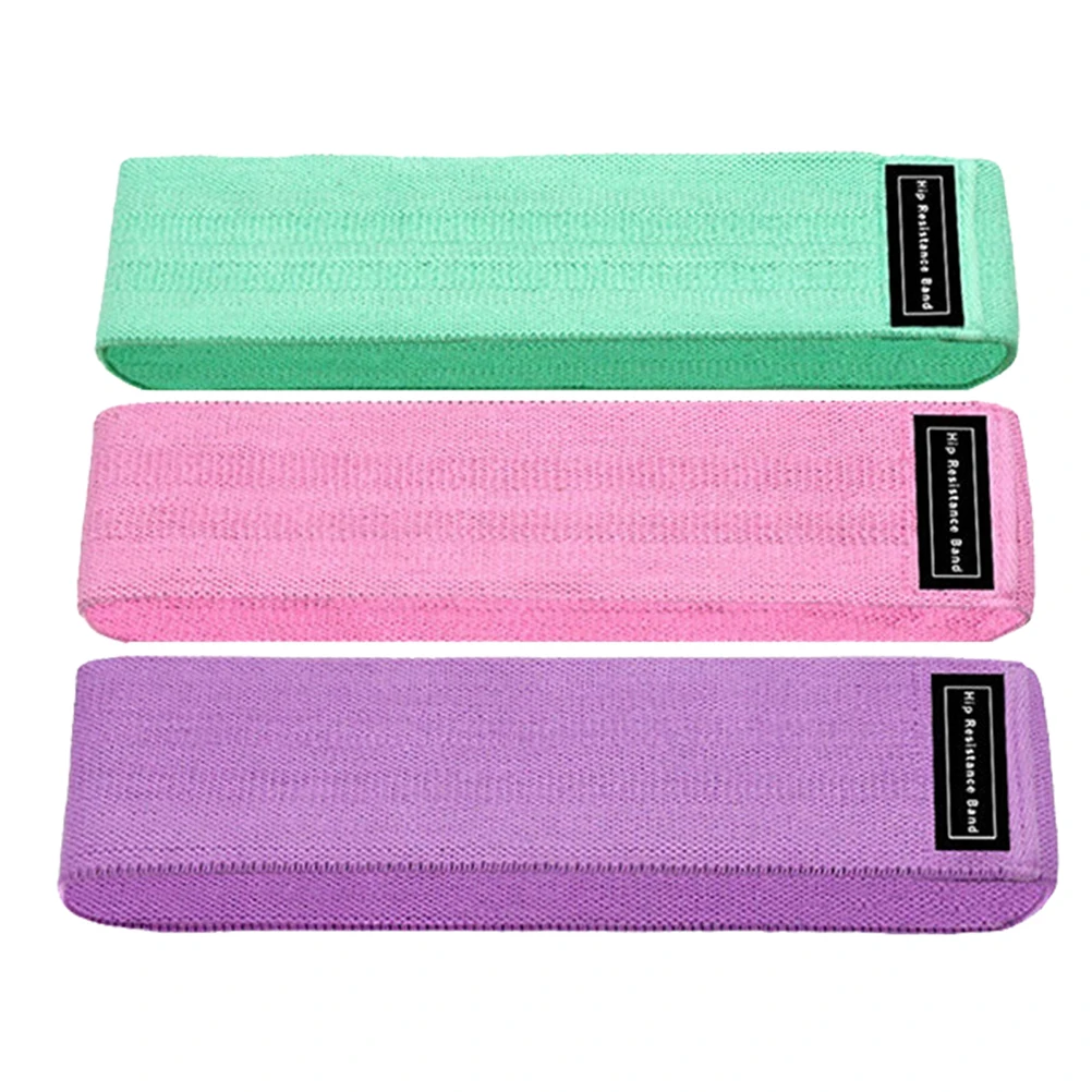 

3pcs Resistance Band Fabric Hip Trainer Exercise Belt Stretch Yoga Strap Strength Training Fitness Elastic Bands for Women