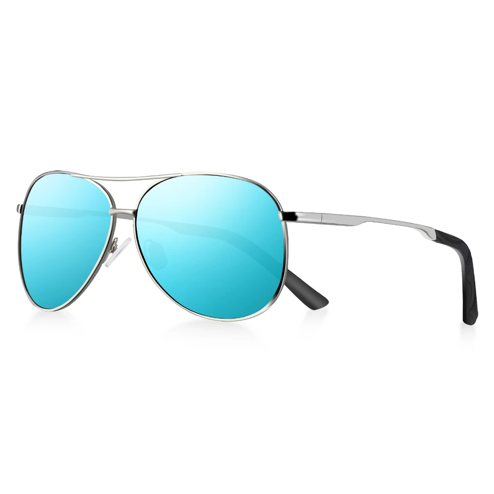CRIXALIS Modische Piloten-Polarisierte Sonnenbrille für Damen Blendschutz Outdoor-Sport Fahrsonnenbrille für Herren Verspiegelte Anglerbrille UV400-Schutz – Detail 13