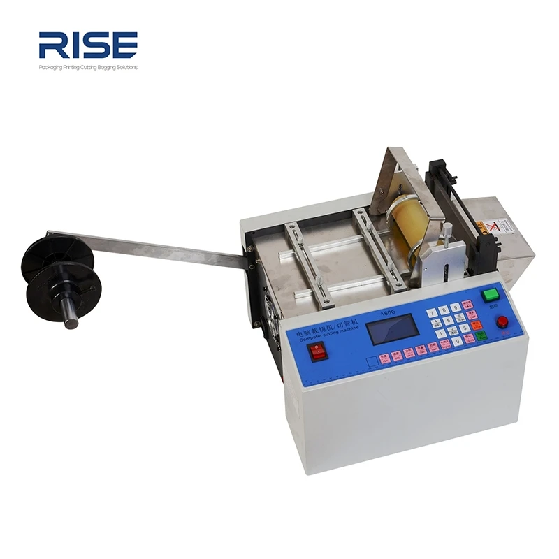 RS-160g Desktop Polyester Film Cutter Rubber Strip Cutting Pvc Film Roll To Sheet Cutting Machine