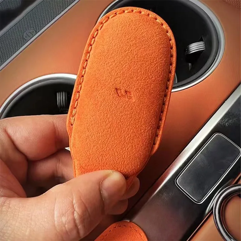 

Li Lixiang L7 L8 L9 2022 2023 Car Styling Suede Key Cover Protective Shell Case Buckle Modification Auto Accessories