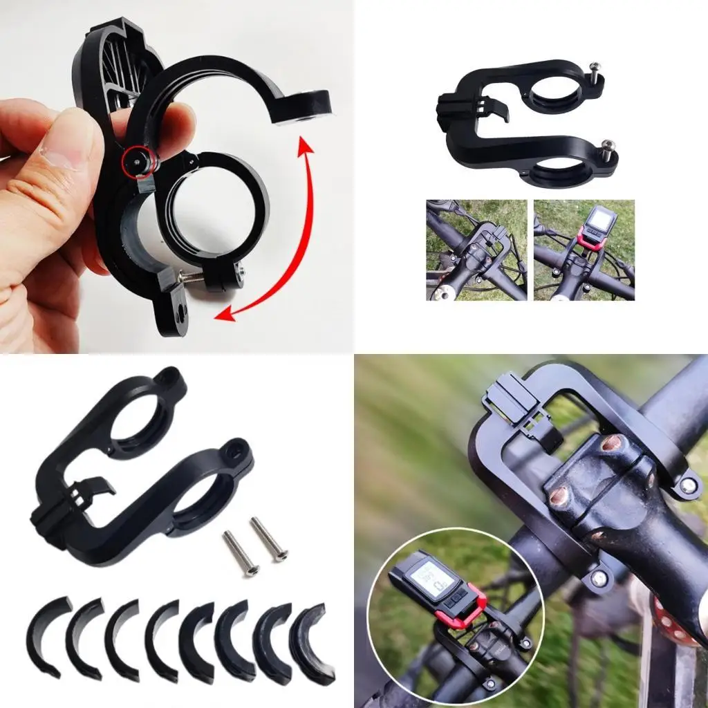 Y1UC Bicycles Headlight Mount Adaptor for Stem Mount Cycling Front Light Lamp Holder