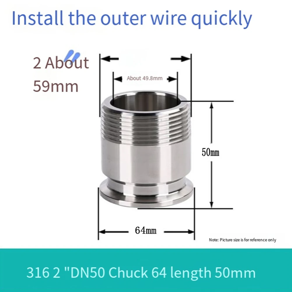 For Water Heater MNPT Fitting Stainless Steel Connector For Heavy-Duty Applications Accurate Nominal Pipe Sizing