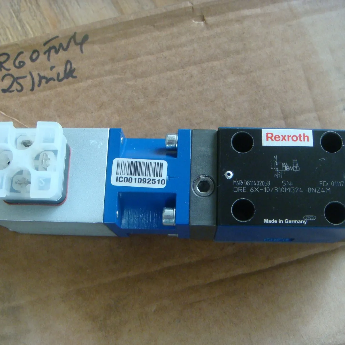 

Pilot operated proportional pressure reducing valve DRE6-1X/210MG24K4M proportional pressure reducing valve