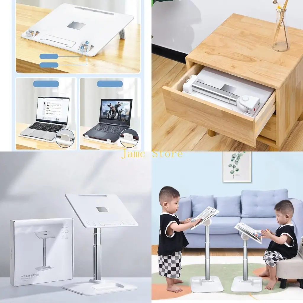 

LX0B Алюминиевая настольная подставка Универсальная подставка для ноутбука с диагональю 11–17 дюймов