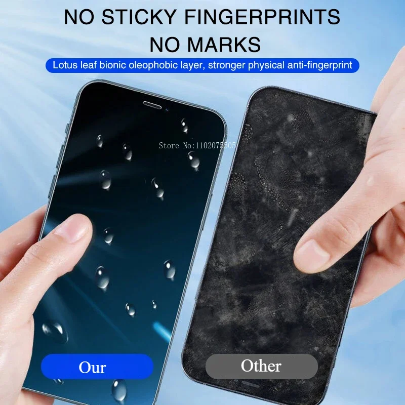 4 Piezas Vidrio Templado 9D de Cobertura Completa para iPhone 17 16 15 14 Pro Max 16 15 Plus Protector de Pantalla para iPhone 13 12 11 Pro X XR XS Max 4