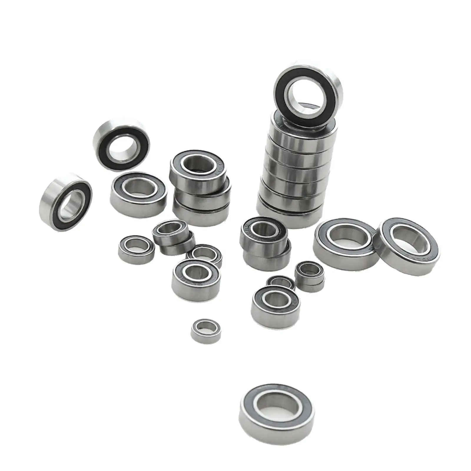 28 Pieces Ball Bearings Rubber Sealed for Sledge 1/8 RC Crawler Car