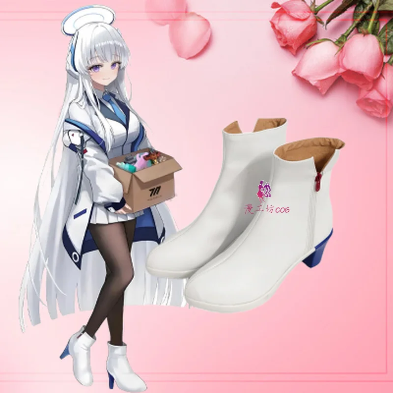 

Game Blue Archive Ushio Noa Cosplay Shoes Women Boots Halloween Party Role Play Shoes