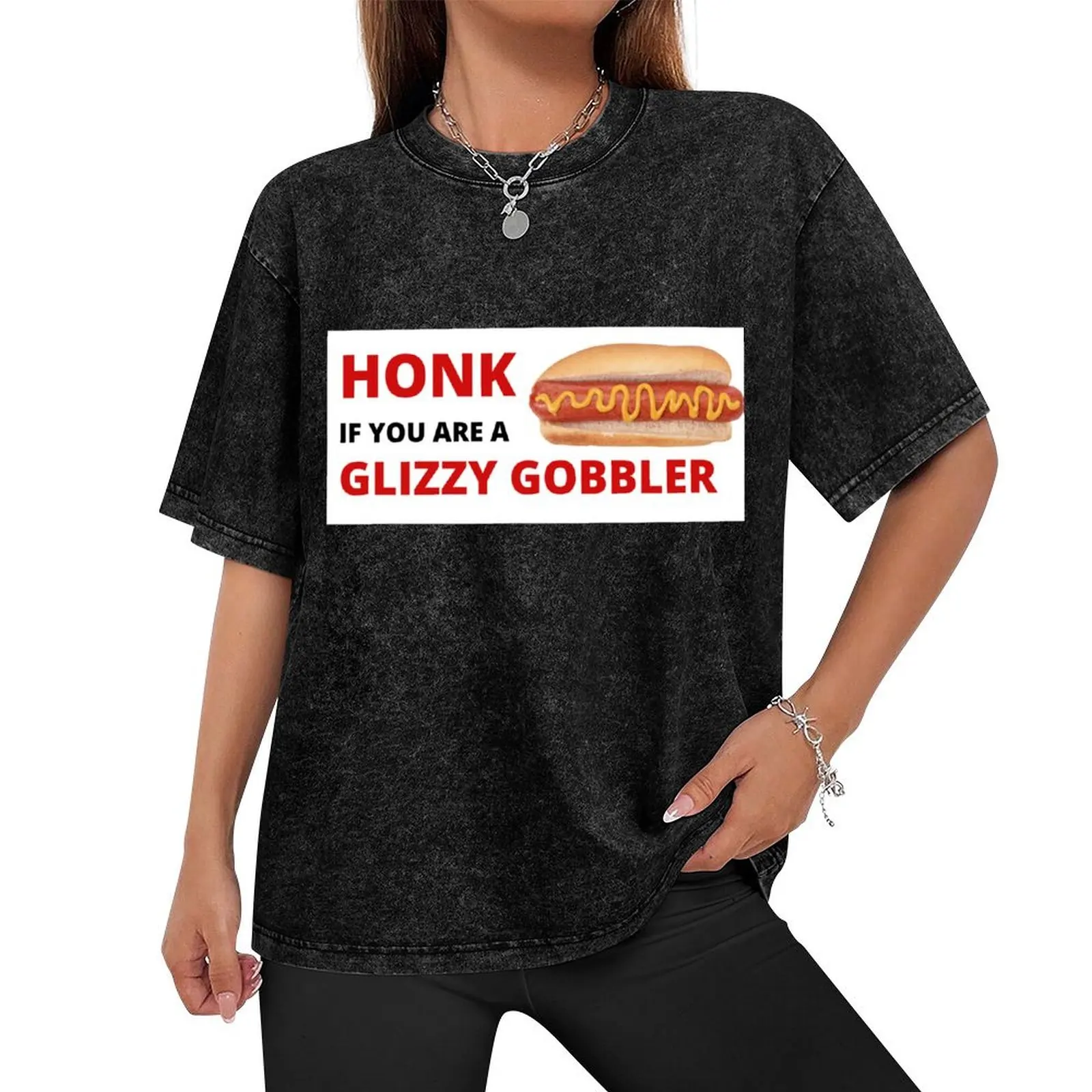 Honk if you are a Glizzy Gobbler T-Shirt cute clothes heavyweights mens workout shirts