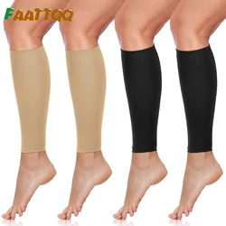 1 Paar Compressiemouwen Voor Heren En Dames-Beencompressiemouw-Voetloze Compressiesokken Voor Hardlopers