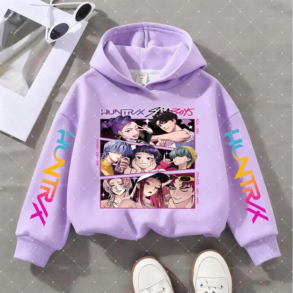 

Stylish KPop Demon Hunters Printed Kids Hoodie - This Is What I Am, Why Won't You Love All Of Me Cool Graphic Children's