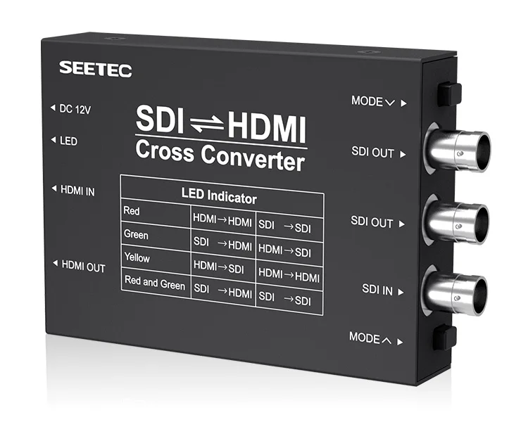 Sdi HDMI Cross Signal Converter Pocket Size 3G-sdi Interconversion Mutual Conversion Live Broadcast Adapter