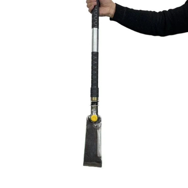 

Outdoor hoe Multifunctional agricultural tools Hand forging Old-fashioned thickened multifunctional hoe Removable shovel hoe