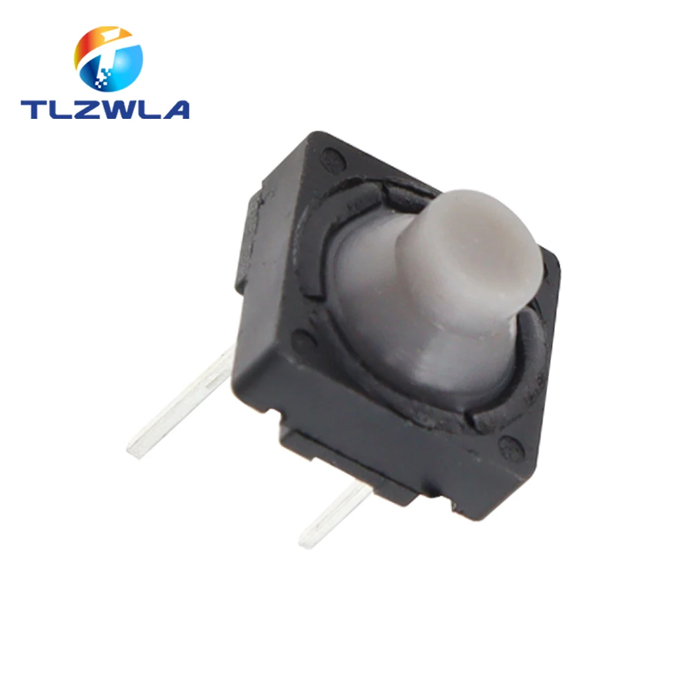 100PCS Touch switch 8*8*5 Pin 5H Silica Gel Silent Button 8*8*5MM Two Feet Pin Conductive Silicone Button switch 2pin 8x8x5 mm