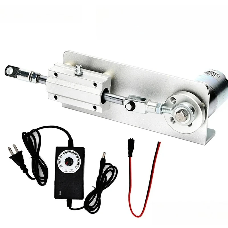 

Mini Reciprocating Cycle Linear Actuator DC24V 12V Telescopic Motor DIY Automatic Push-Pull Rod Stroke 15/20/25/30mm DIY Motor