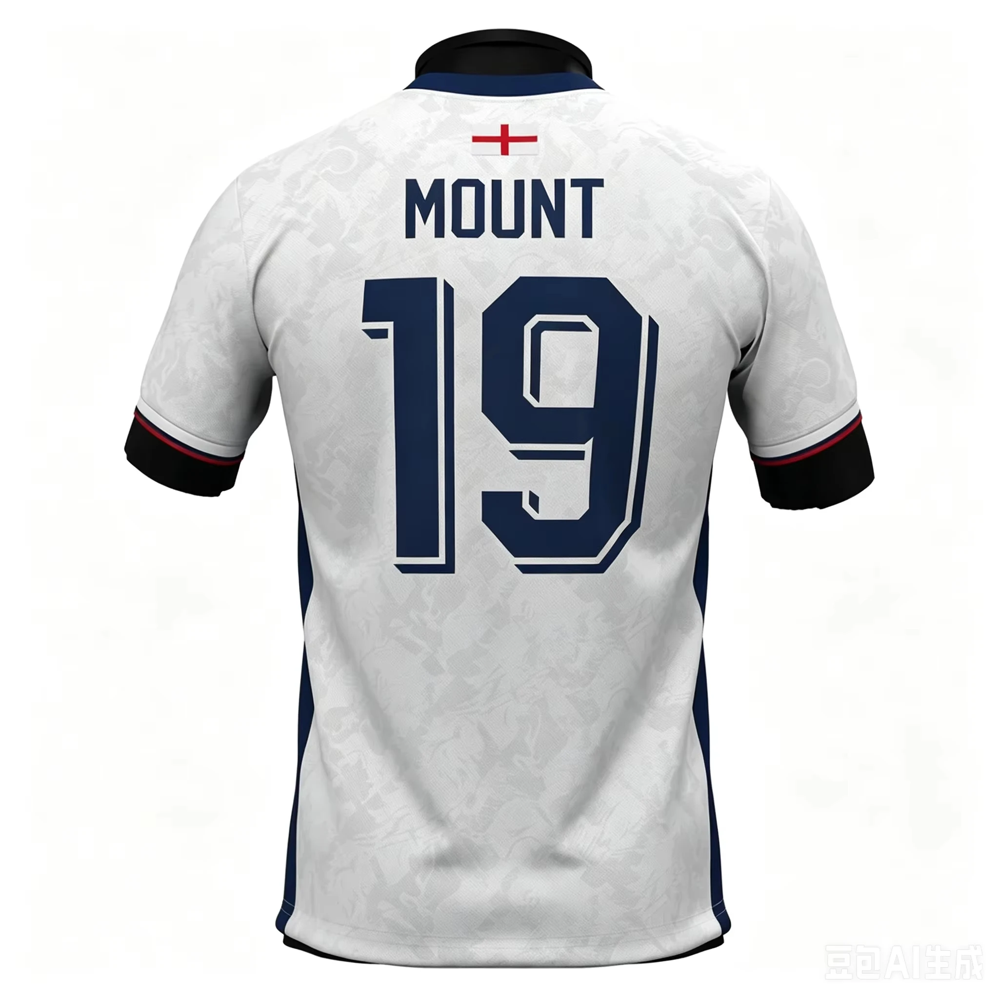 2026 England Fußballtrikot T-Shirt, Herren Sommer 3D-gedrucktes Sport-Trainingsshirt, atmungsaktiv, beliebte Freizeitartikel – Detail 9