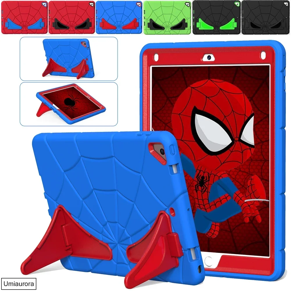 

Kids Shockproof Case For IPad Air 2 5th 6th 9.7 7th 8th 9th Gen 10.2 Funda Tablet Cases Heavy Duty Silicone Rugged Stand Cover