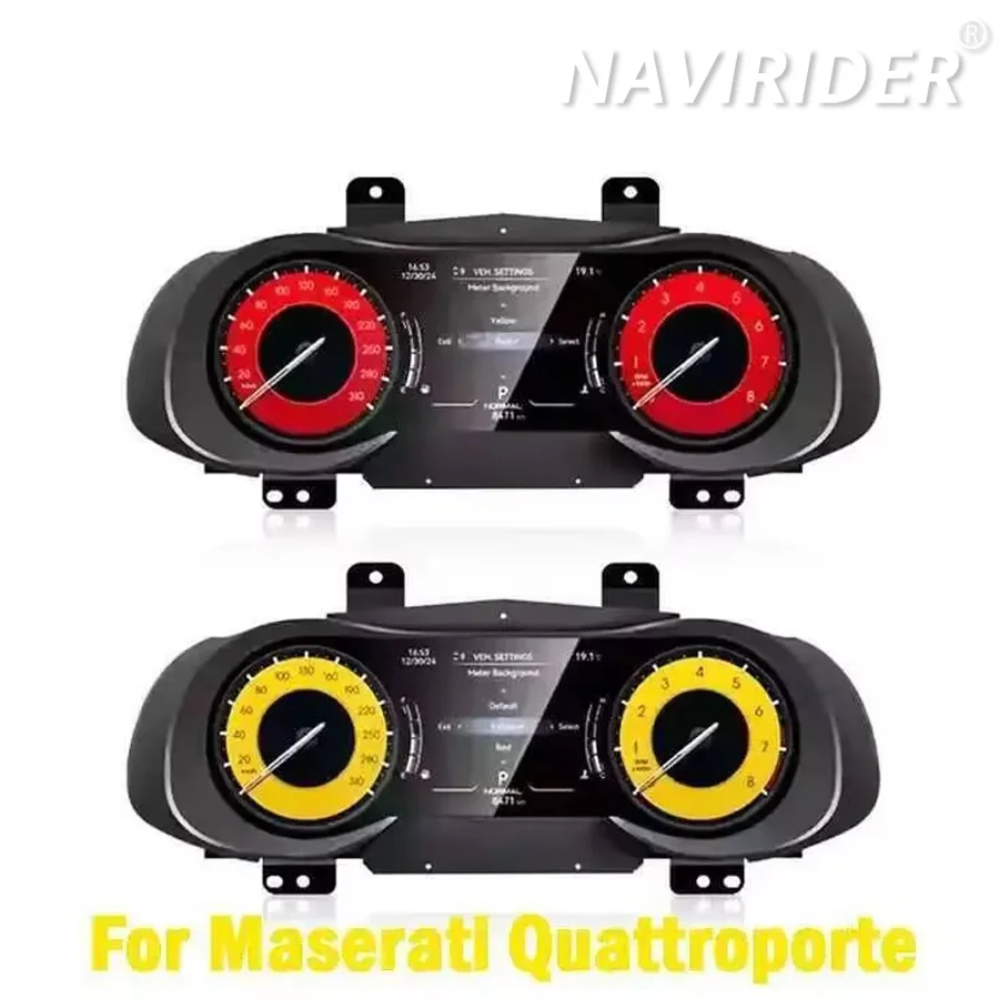 Car Digital Dashboard For Maserati Quattroporte 2013-2023 LCD Instrument Cluster Panel Cockpit Multiple UI Speedometer