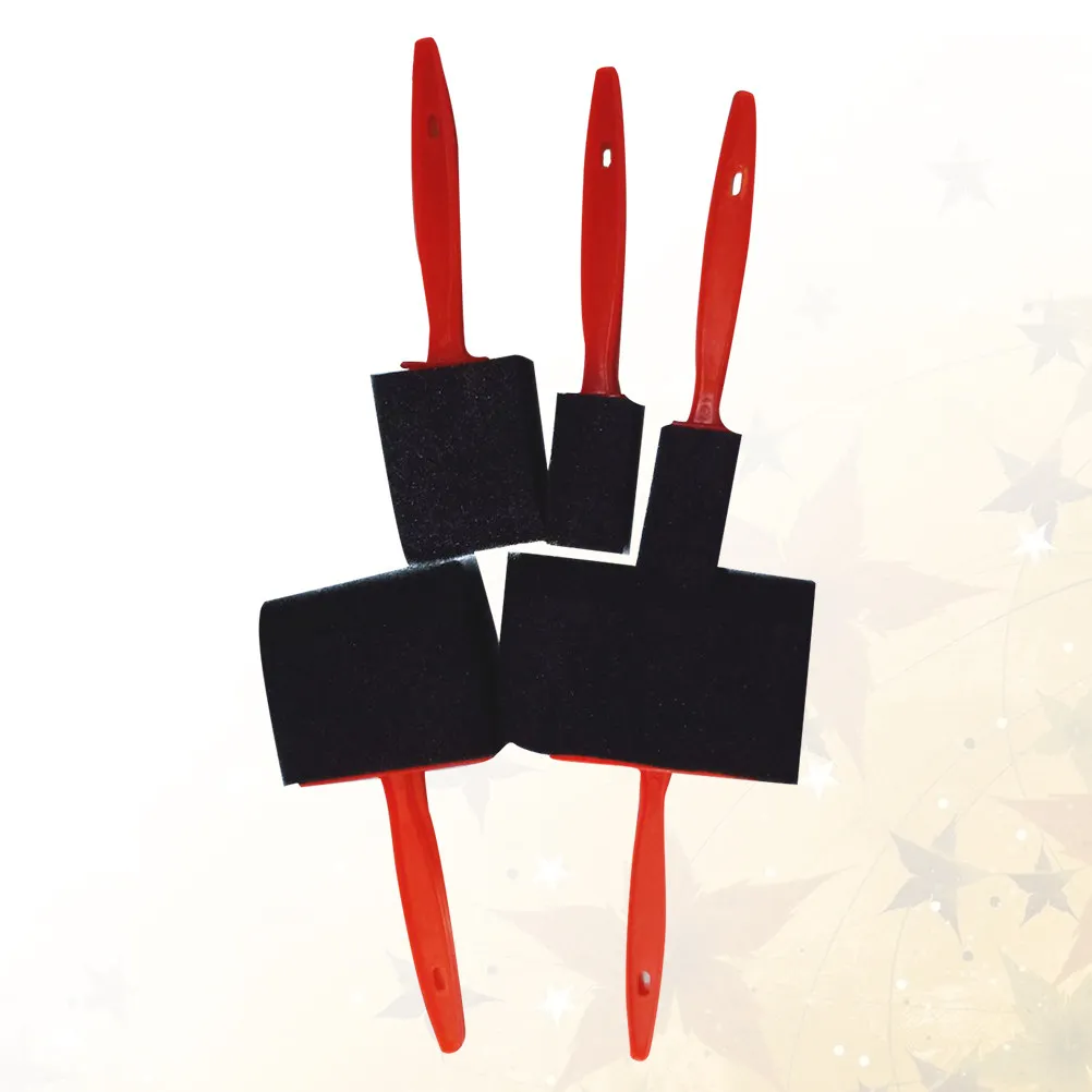 20Pcs Sponge Brush Absorbent Polyurethane Beveled End Perfect for Paint Stains Varnishes Scrapbooking Mixed Media 's