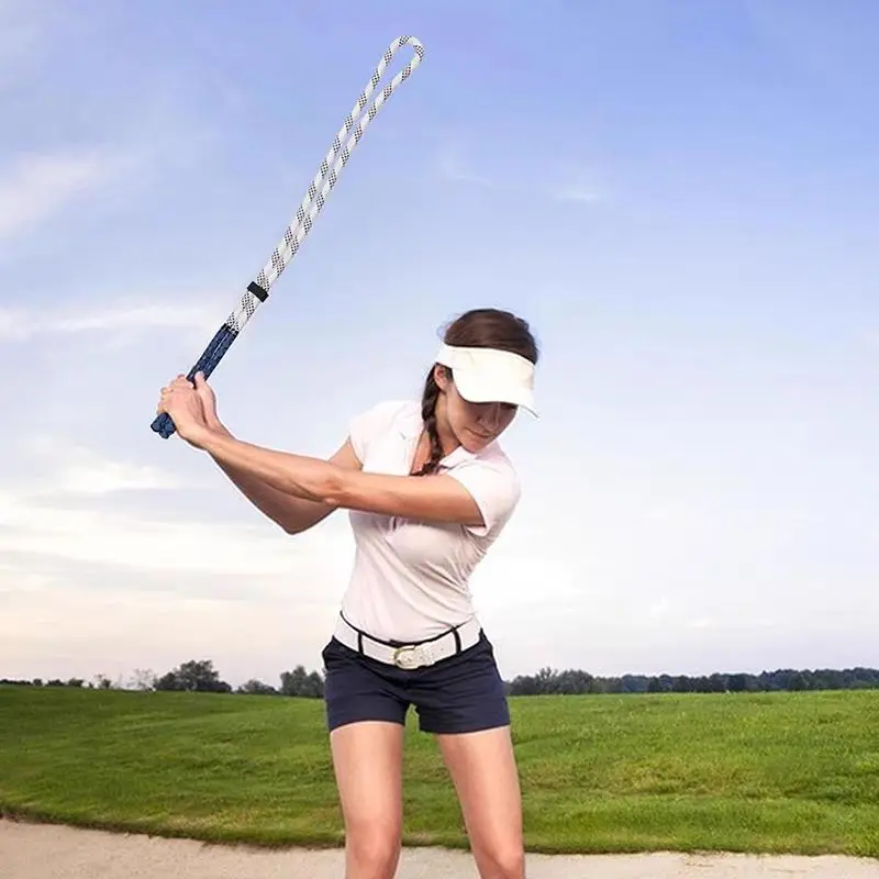Golf Swing Rhythm Improvement Trainer Indoor Training Rope Enhances Flexibility Practice Equipment Golf Swing Aid