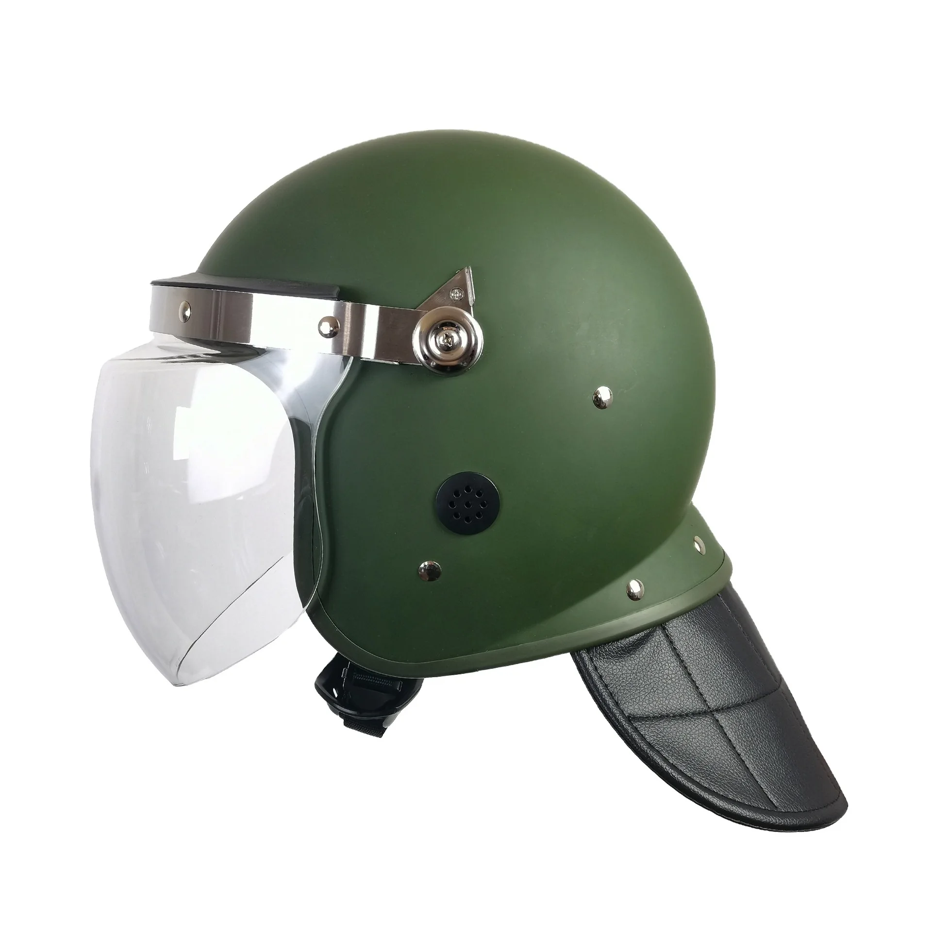 Thickened Military Green Riot Protection Helmet Safety Helmet Riot Protection Helmet Outdoor Duty Helmet