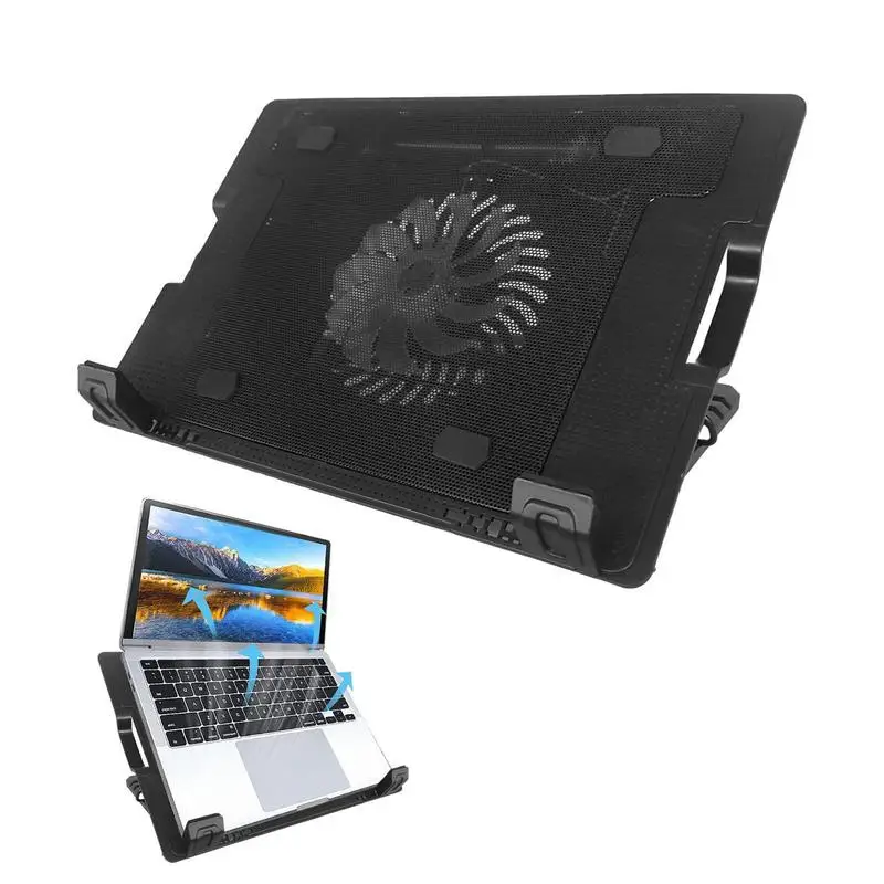 Laptop Cooler Base Stand Tablet Notebook Stand Table Cooling Pad Portable Cooling Fan Heat Dissipation Tablet Cooler Holder