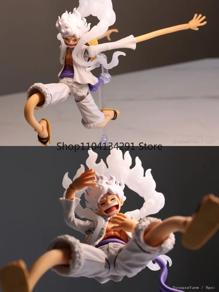 In Voorraad Originele Bandai S.H.Figuarts S.H.Figuarts Anime Monkey D Luffy Gear 5 Nika Een Stuk Action Figure Pvc Model Speelgoed Geschenken