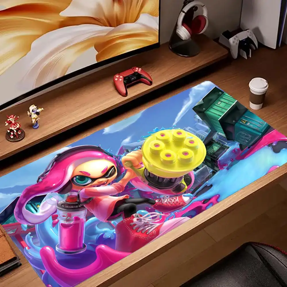 

Hoyo Splatoon 2 Mouse Pad Keyboard Mouse stitch Mouse pad,Desk Mats,Gaming Accessories,PC Parts XXL90x40cm