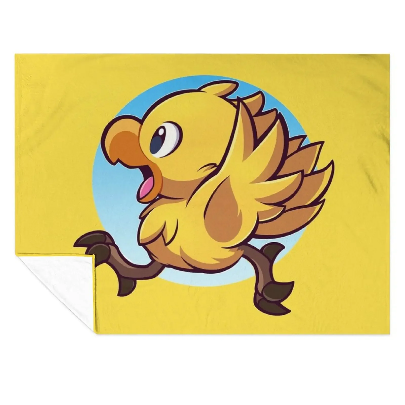 

Chocobo Yellow Bird Adventure Throw Blanket heavy to sleep decorative funny gift Cute Blankets