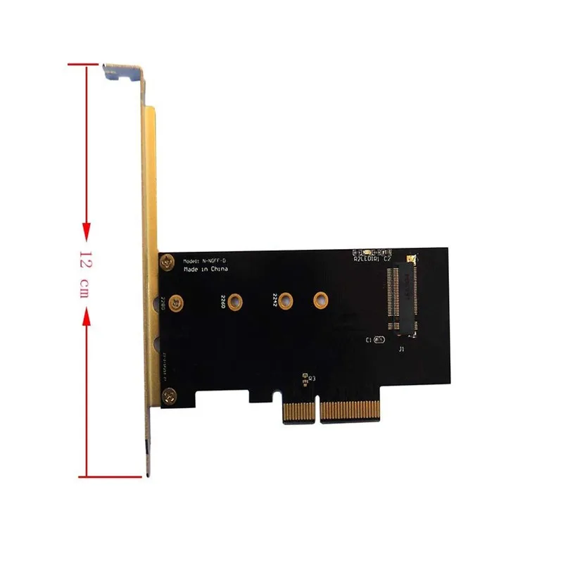 NVMe AHCI PCIe x4 M.2 NGFF SSD إلى PCIE 3.0 x4 محول بطاقة المحول
