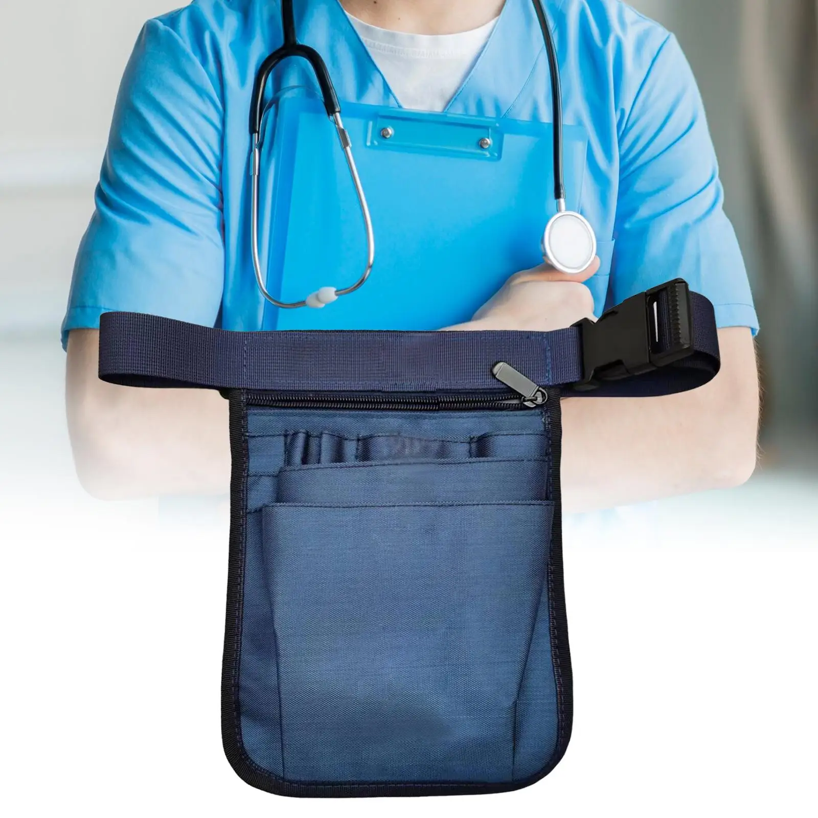 Nurse Fanny Pack Adjustable Strap Organizer Pouch Tool Belt Bag Utility Hip Bag for Scissors Tape Nursing Work Multi Tool Gear