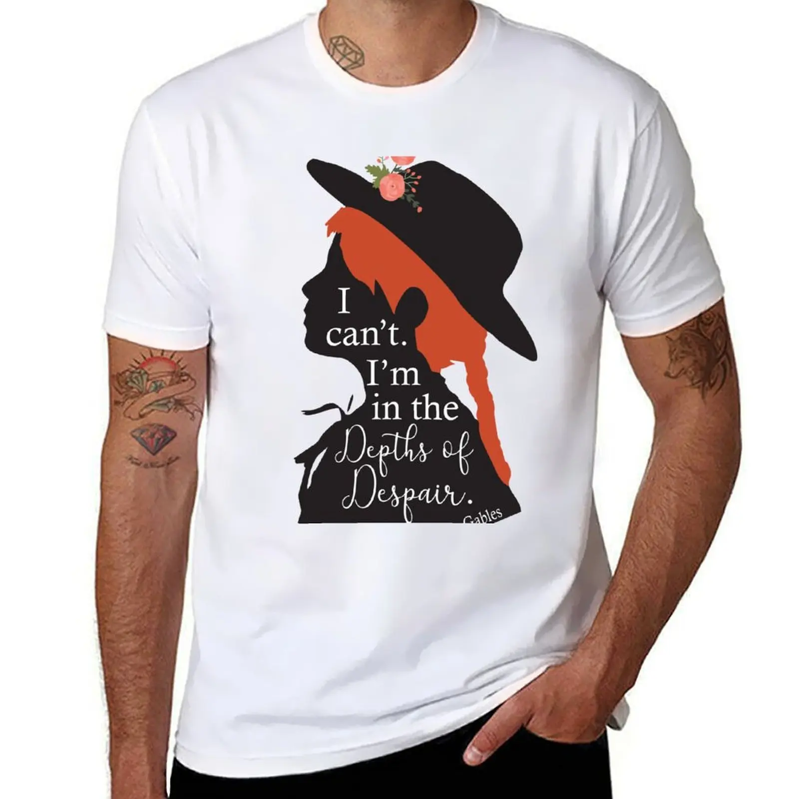 

Depths T-Shirt Gables plain shirts vintage man Anne shirt Green t Despair of of graphic t for man