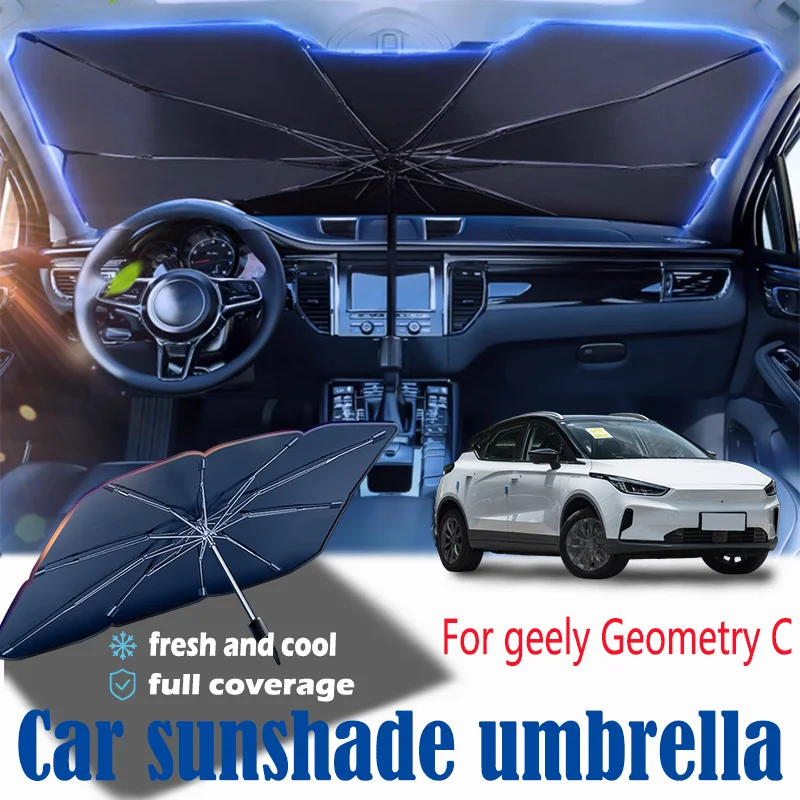 

For geely geometry C front windshield panel, sun visor, summer accessories, heat insulation, sun shading, and sun protection