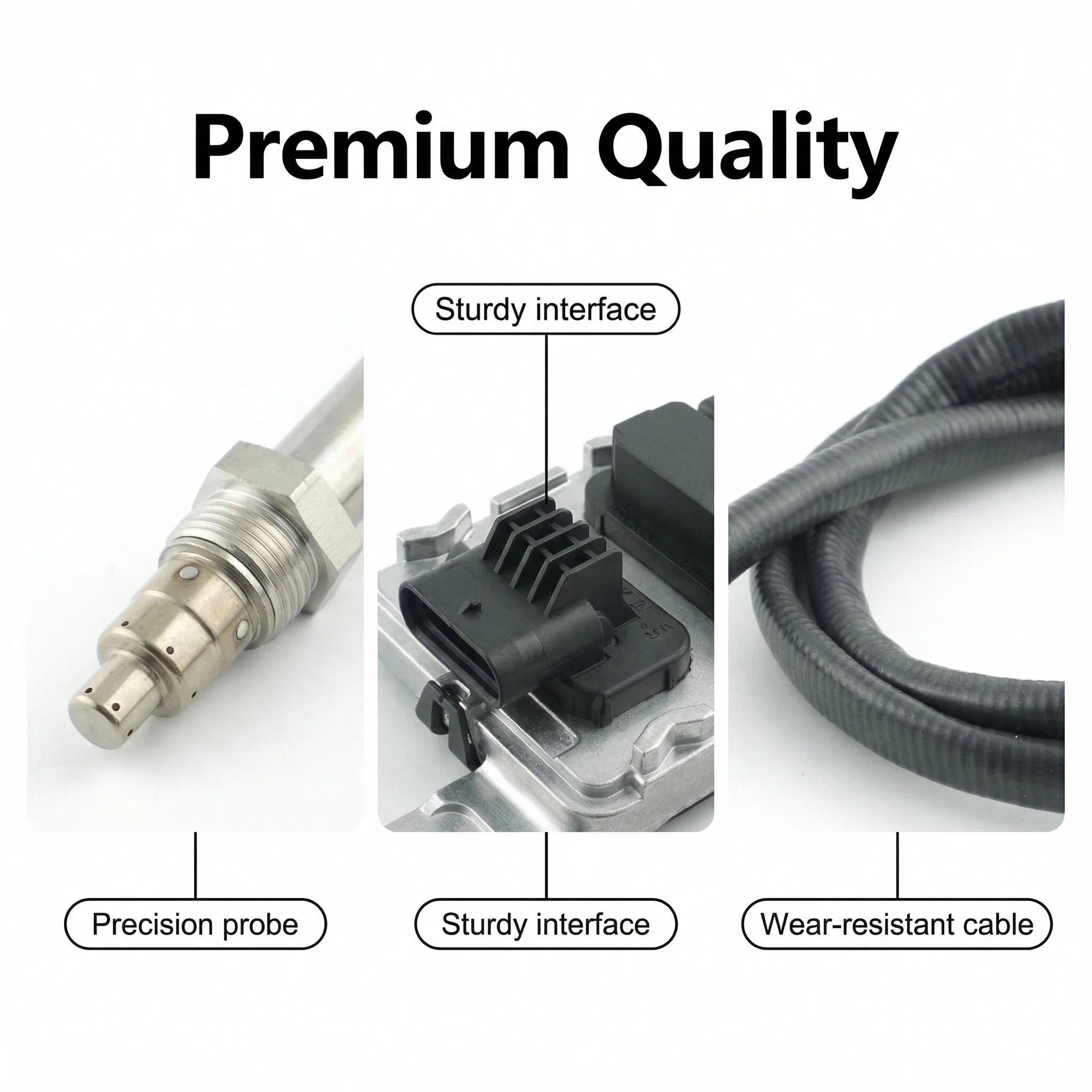 

The brand-new nitrogen oxide sensor 04L907807ES for VW Passat B8, Arteon, Skoda Suberb III 2.0 TDI DFGA DFHA Euro VI