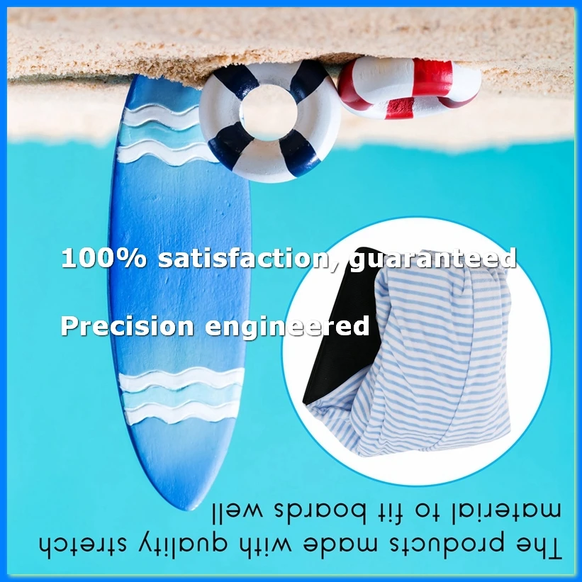 

Surfboard Socks Cover 6Ft Blue And White Surf Board Protective Bag Storage Case-ABYS