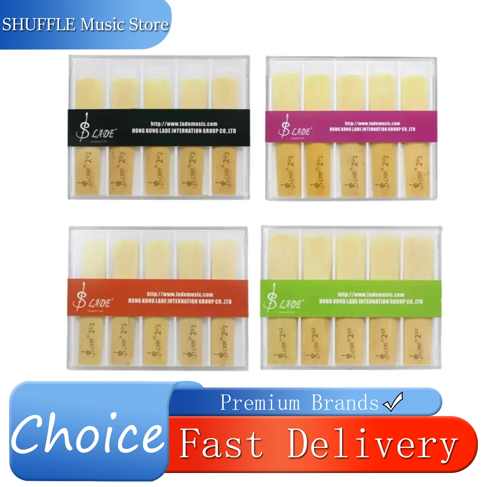 SLADE Saxophone Reeds Clarinet Reeds 2.5 Strength Reeds For Soprano Alto Tenor Sax Clarinet Woodwinds Instrument Accessories