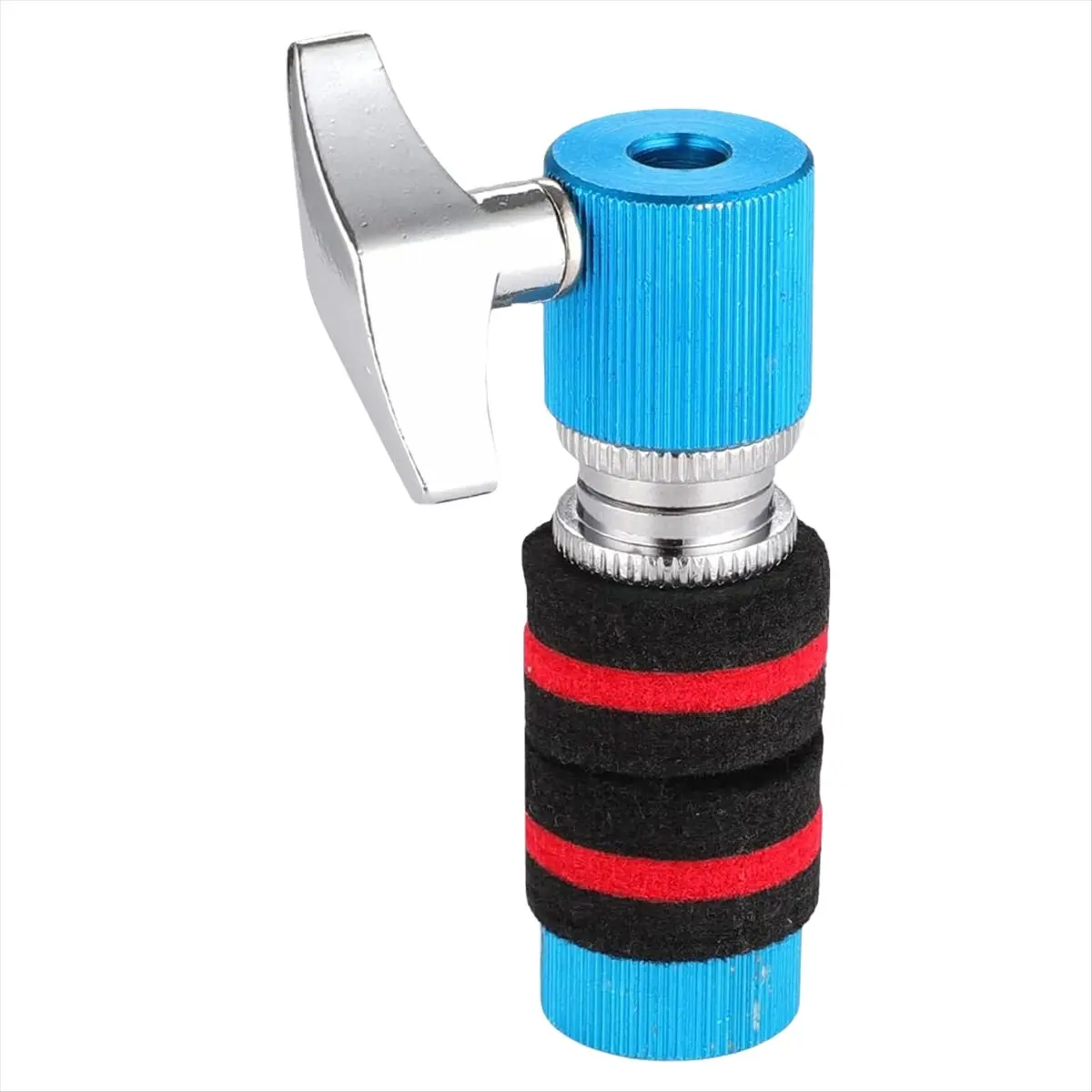 Compatible Jazz Drum Hi-Hat Cymbal Clutch Stand Post for Percussion Accessories Anti Rust Metal Hi Hat Cymbal Clutch Blue