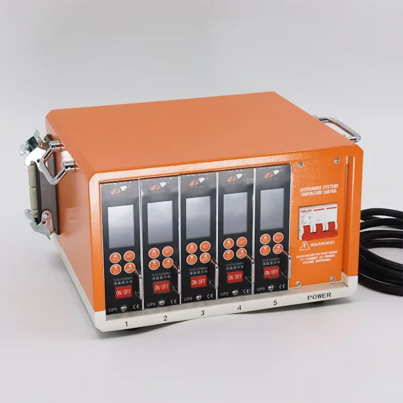 5-Point Hot Runner Control Box Digital Mould Thermostat Temperature Controller Hot Runner Temperature Controller